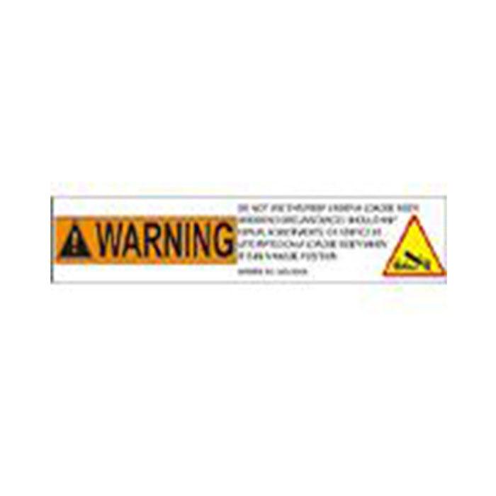 DECAL-BODY PROP WARNING – Warren Parts