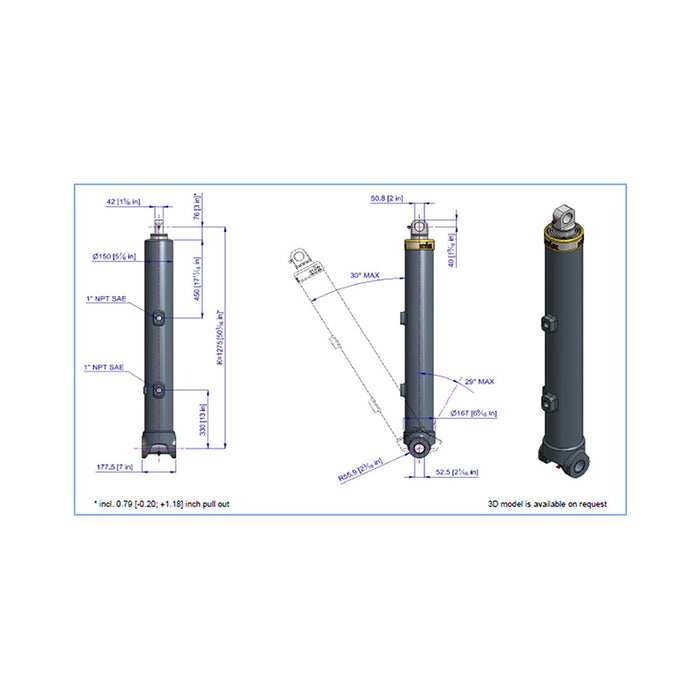 Telescopic Cylinder - 63110