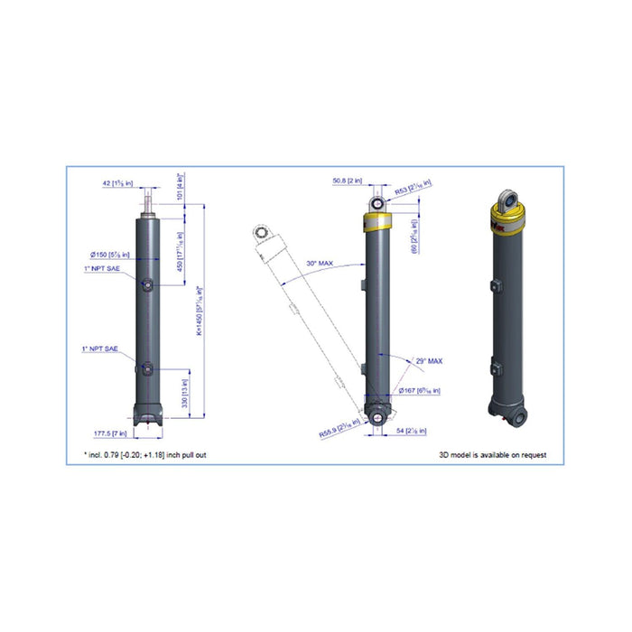 Telescopic Cylinder - 63124