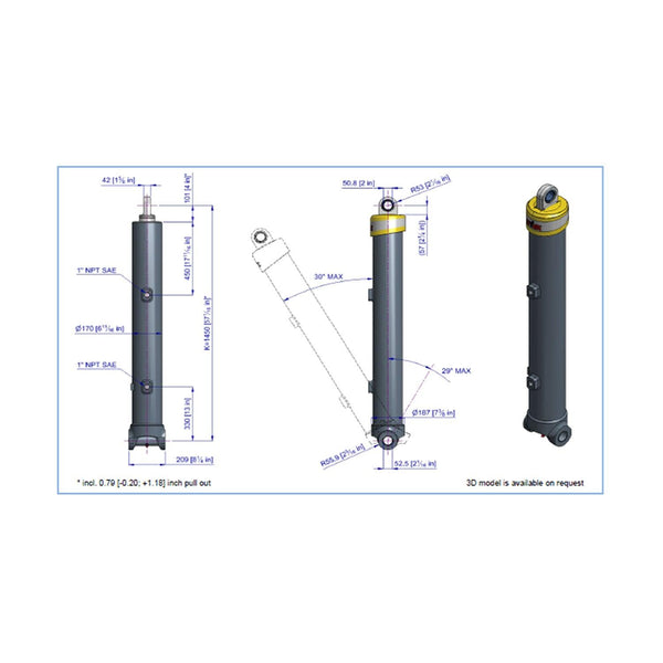 Telescopic Cylinder - 74170