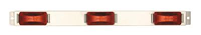 LIGHT - 24 LED Red Stainless Steel Clearance Marker ID Bar Light