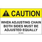 DECAL-CHAIN ADJUSTER