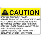 DECAL-CAUTION CHAIN GUARD